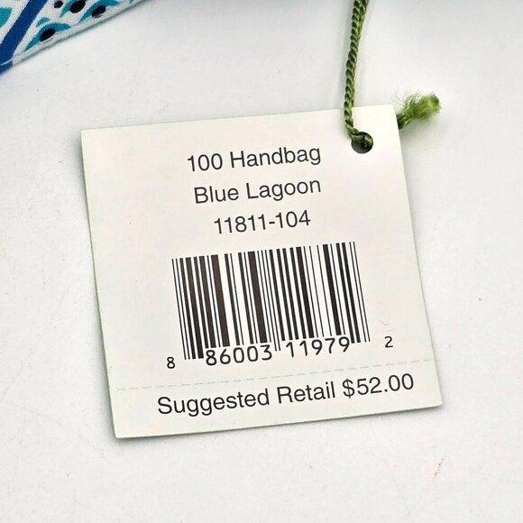 Vera Bradley Go Fish Trio Zip Hipster Bag Blue Convertible Adjustable Strap - Picture 2 of 8